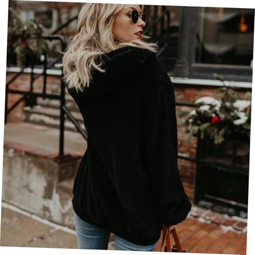 Chaqueta sudadera capucha mujer abrigo manga larga cremallera cómoda 2