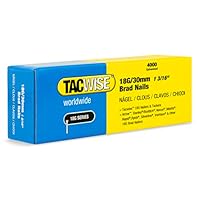TACWISE 1711 Stauchkopfnägel Brad Typ 18G / 30 mm, verzinkt, Silberfarbig, 4000 Stück