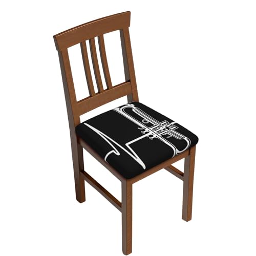 Loklneyk Trumpet Heartbeat Chair Covers Set of 4