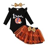 [Diseño]: Estilo moderno y lindo, hará que tu princesa sea hermosa y encantadora. Este adorable vestido de 10 piezas la hará brillar en la fiesta de cumpleaños o Halloween.