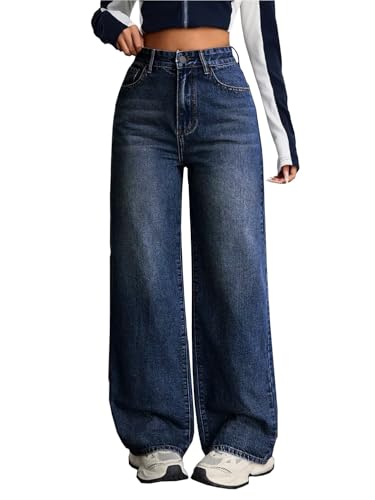 Nifty Women's Denim Stretchable High Waist Baggy Jeans for Women