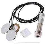 3 Transducer Pickup System passend für die meisten Saitenmusikinstrumente, verstärken einen aufrechten Bass, Banjo, Violine, Ukulele, Viola, Cello, Mandoline und Resonatorgitarre