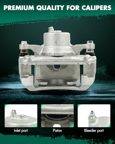 Image of SCITOO 19B6791 Front Right Disc Brake Caliper w /Bracket Fit For Hyundai For Elantra GT 2013-2017,For Hyundai For Veloster 2012-2017,For Kia For te5 2014-2018, Single Piston