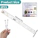 Goerpn LED Strip Light for RONGSHENG/HISENSE Refrigerator LED Fridge Light Bar E349766 MDDZ-162A 1629348 1529227 DC12V 2W Compatible with Kenwood Fridge KIFF5017 KIFF5020 KIFF7017 KIFF7020 KSBNDIX18