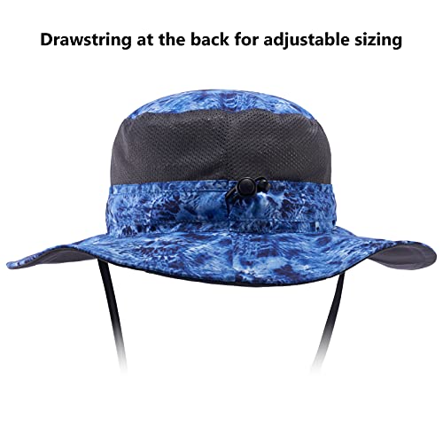 Image of BASSDASH UPF 50+ Sun Fishing Hat Water Resistant with Detachable Neck Flap