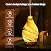 INRORNAS 160 ML Essential Oil Diffuser, Art Glass Ultrasonic Aroma Cool Mist Humidifier Aromatherapy Diffuser for Essential Oils 7 Colors Light Waterless Auto-Off for Home-Lonely Desert
