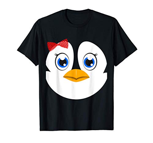 Disfraz de Halloween del niño con lazo de pingüino. Camiseta