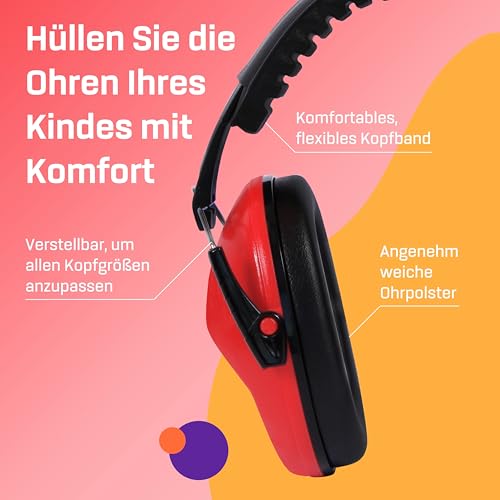 Kinder Gehörschutz von Vanderfields Lärmschutz für Kinder