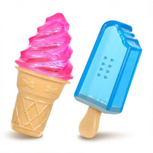 Pawaboo Dog Cooling Chew Toys, 2 Pack Freezable Pet Teething