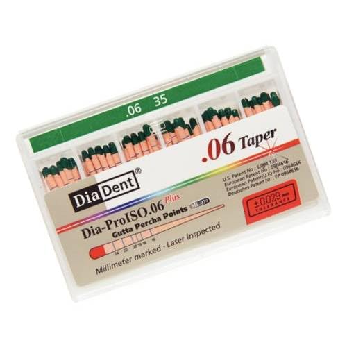 DiaDent ML116-607 Dia-ProISO GT Gutta Percha Points .06#35 60/Bx