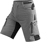 Für viele Gelegenheiten geeignet: Unsere Radhose ist eine uneingeschränkt lockere Radhose, die sich für Outdoor-Sportarten wie Radfahren, Mountainbiken, Motorradfahren, Wandern, Bergsteigen, Wandern usw. eignet. Darüber hinaus können Sie sie sogar im Alltag und bei der sportlichen Fitness nutzen.