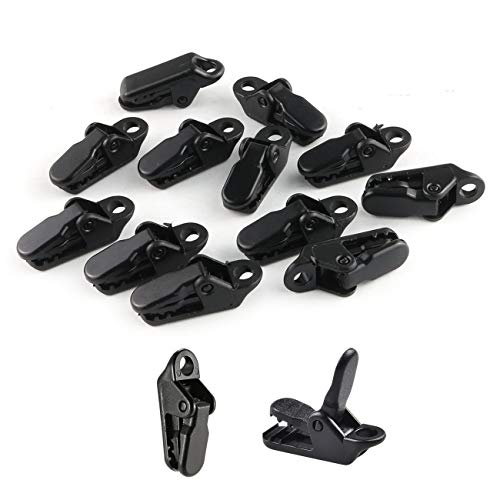 E-outstanding 12-Pack Small Outdoor Camping Awning Point Hook Tent Windbreak