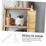 STOBOK 8pcs Retail Display Strips Hooks Snack Rack Chip Holder for Product Display Supermarkets Retail Stores Vending Areas Use - Image 4