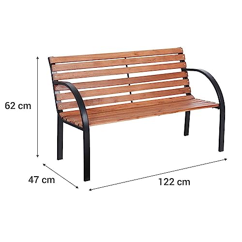 Banco para Jardim Slat 1,22m Marrom