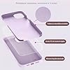 Mixroom - Custodia Cover Case per iPhone 15 PRO Max in Tpu silicone liquido morbido compatibile con MagSafe con cerchio magnetico integrato Lilla C09