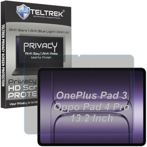Image of Privacy Matte Anti Peep Screen Guard Compatible With OnePlus Pad 3 / OnePlus Pad3 (13.2 inch Inch Tablet) Anti Spy Screenguard Not a Tempered Glass Screen Protector