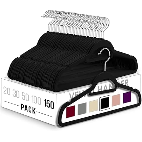 Utopia Home Velvet Suit Hangers Set Cover