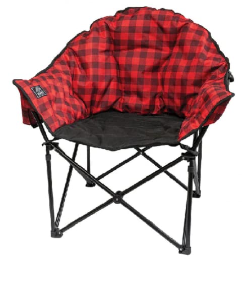 Kuma Outdoor GearKuma Outdoor Gear Lazy Bear Chair with Carry Bag, Ultimate Portable Luxury Outdoor Chair for Camping, Glamping, Sports & Outdoor Adventures (Grey/Black)