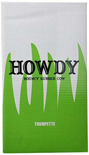 Trumpette Howdy Cow Kids Inflatable Bouncy Rubber Hopper Ride-On Toy White - Thumbnail 2