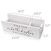 Elegant Designs HG2035-WWH Pantry Picks Farmhouse Wooden Kitchen Countertop Decorative Organizer w Take One or do The Dishes… You Choose Black Script & Marker Slot for Table, BBQ,Events, White Wash
