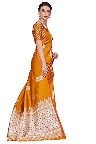 Image of Glory Sarees Women's Banarasi Silk Saree with Blouse Piece (GS Kara143 Parent)