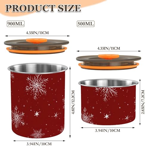 Contenedor Hermético para Café OTVEE Acero Inoxidable 900ml miniatura 3