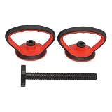 Regulowany Uchwyt do Odważników Kettlebell, Ergonomiczny Obciążnik Uchwyt do Odważników do Odważników Akcesoria do Treningu Siłowego do Domowej Siłowni, Zestaw 3 Sztuk