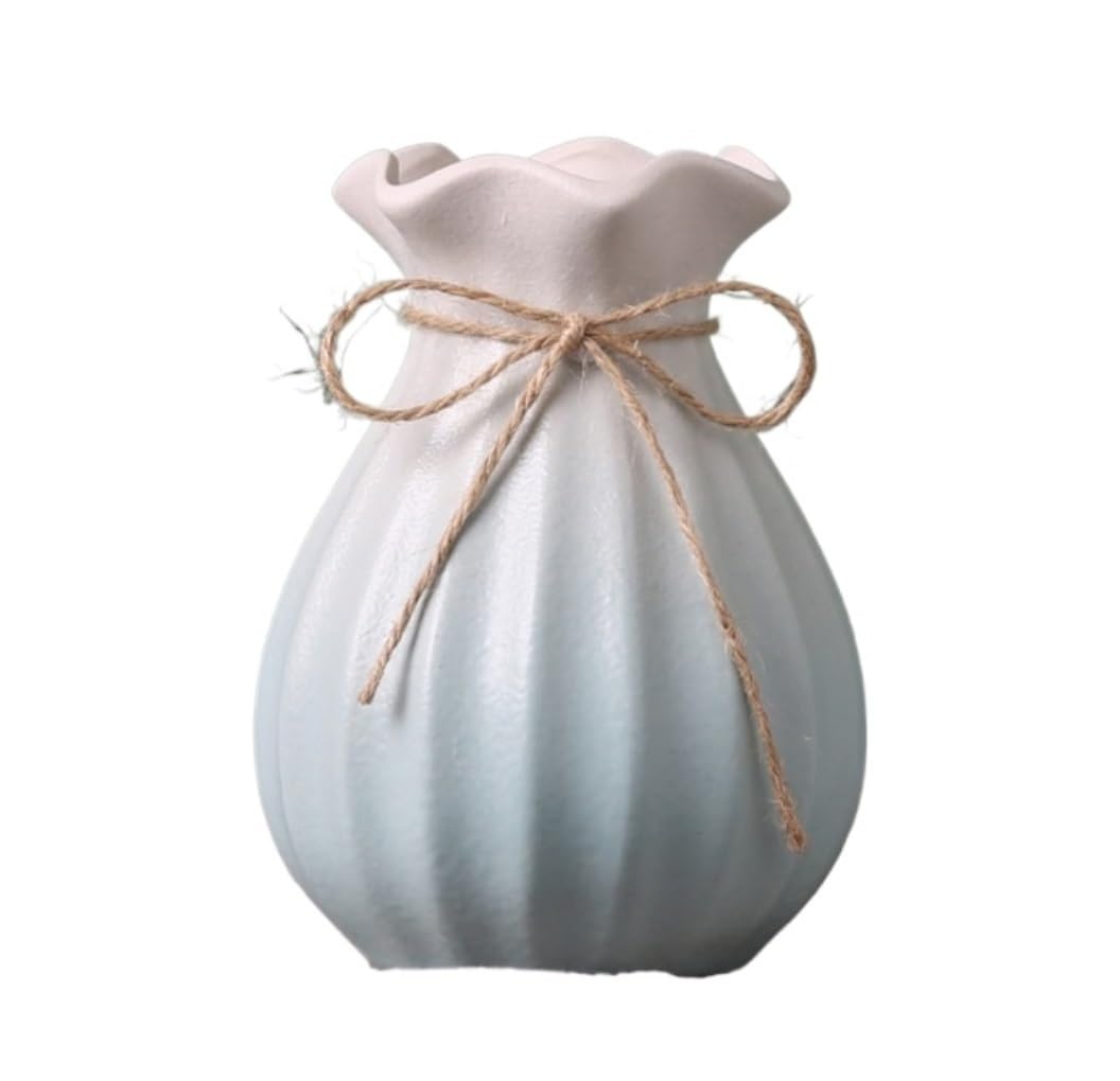 Ceramic vases, Vase Flowers Ceramic Handmade Frosted Nordic Style Modern Vases For Pampas Grass Centerpieces For(A)