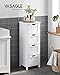 VASAGLE Gabinete de Baño, Gabinete de Almacenamiento con 4 Cajones, 30 x...