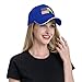 Flag of Egbe OMO Yoruba and America Baseball Cap Sandwich Brim Hats for Men Women Adjustable Caps Blue
