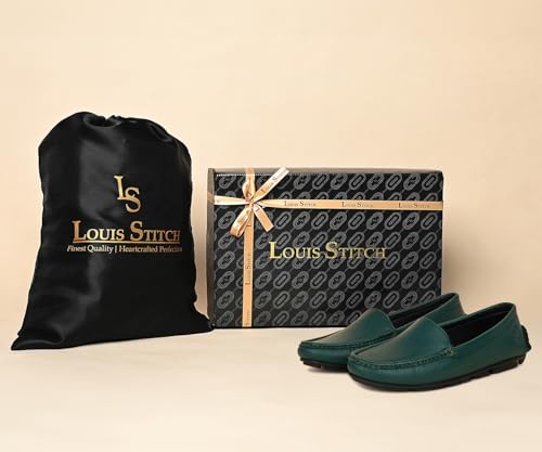 Image of LOUIS STITCH Women's Premium Slip-On Loafers | Elegant Solid Slip-On Comfort Shoes for Casual and Formal Wear | Slip-On Loafer Shoes for Women | LSLD-BLR-PL
