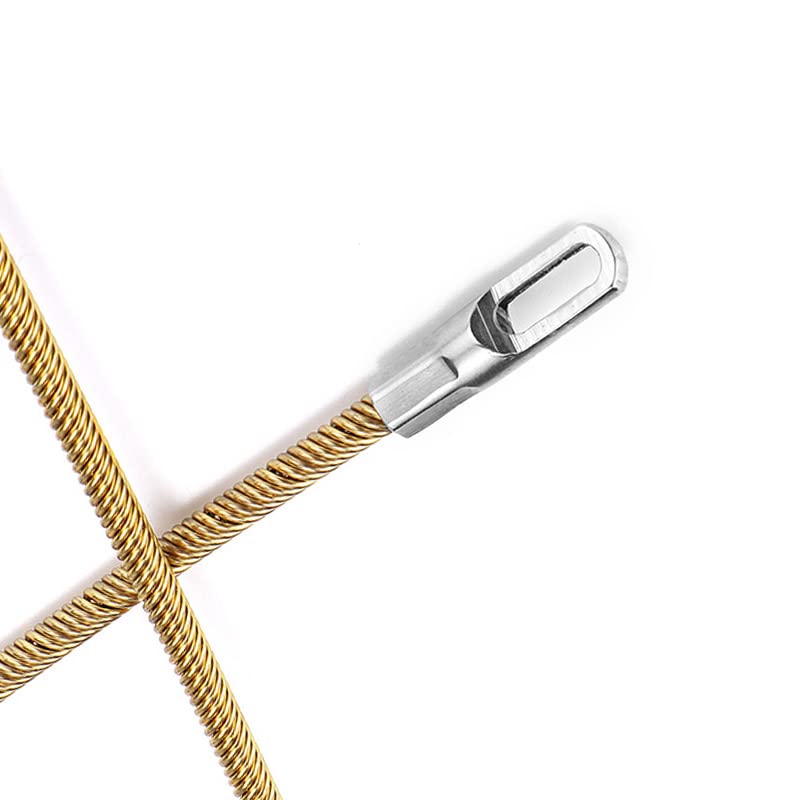 Tirador de Cables con Cinta, Carrete de Cinta pasacables de 3 mm, 5-30 m, Metal, Fibra de Vidrio, metálico(30m)