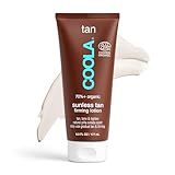 COOLA Organic Sunless Tan Body Lotion | SPF 50 | Certified Organic Ingredients | Gradual Tan | Ultra Sheer | Moisturizing | Pina Colada