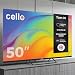 Cello C5025TZ Frameless 50 inch 4K Ultra HD Large Smart Television Powered by Tizen Operating System Cloud Gaming Without Console - Bluetooth, HDMI, USB & Wi-Fi Connectivity Made in UK,Model Year 2025
