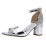 glitzer high heels sandaletten