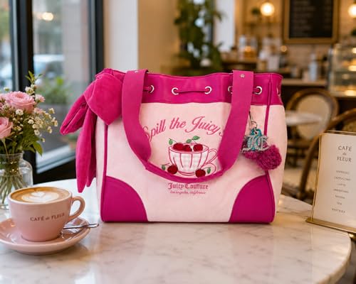 Bolso Tote Juicy Couture Vintage Dreams 12x11 pulgadas miniatura 3