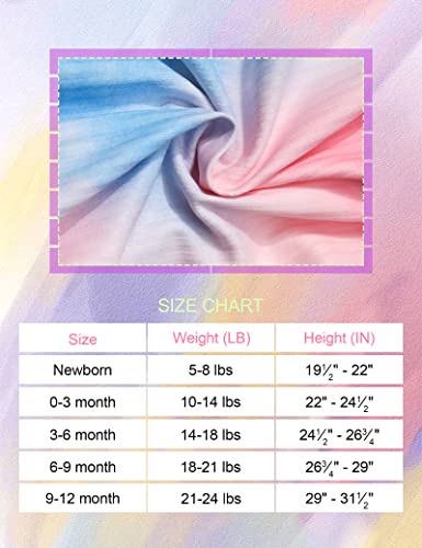Von Kilizo Newborn Girl Clothes Baby Girl Clothes Tie-Dye Babe Printed Newborn Baby Girl Clothes Newborn Clothes Baby Clothes For Girls #TOP5