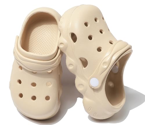 Image of INMINPIN Kids Cute Clogs Cartoon Garden Shoes Boys Girls Slides Slippers Indoor Outdoor Children Water Shower Beach Pool Sandals