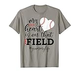 My Heart is on that Field Baseball Grammy Mother's Day T-Shirt