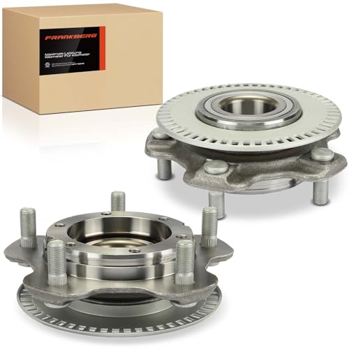 Frankberg 2x Wheel Bearing Stroke Front Axle with Abs Sensor Ring Compatible with Grand Vitara I FT HT 1.6L-2.7L 1998-2005 Replace# 4340165D10