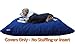 Dogbed4less Do It Yourself DIY Pet Bed Pillow Duvet Denim Cover with Waterproof Internal case for Dog or Cat, Medium 36