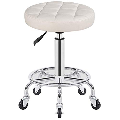 Chaise sur 5 roues à hauteur réglable pour soulager le dos au comptoir