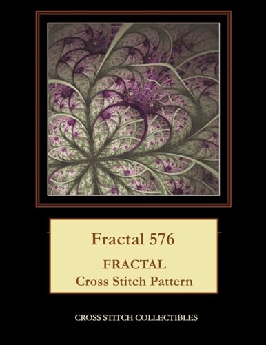 Fractal 576: Fractal cross stitch pattern