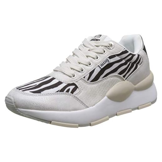 MTNG Attitude 69867, Zapatillas para Mujer, Blanco (Zebro Blanco/Plata C47433), 40 EU