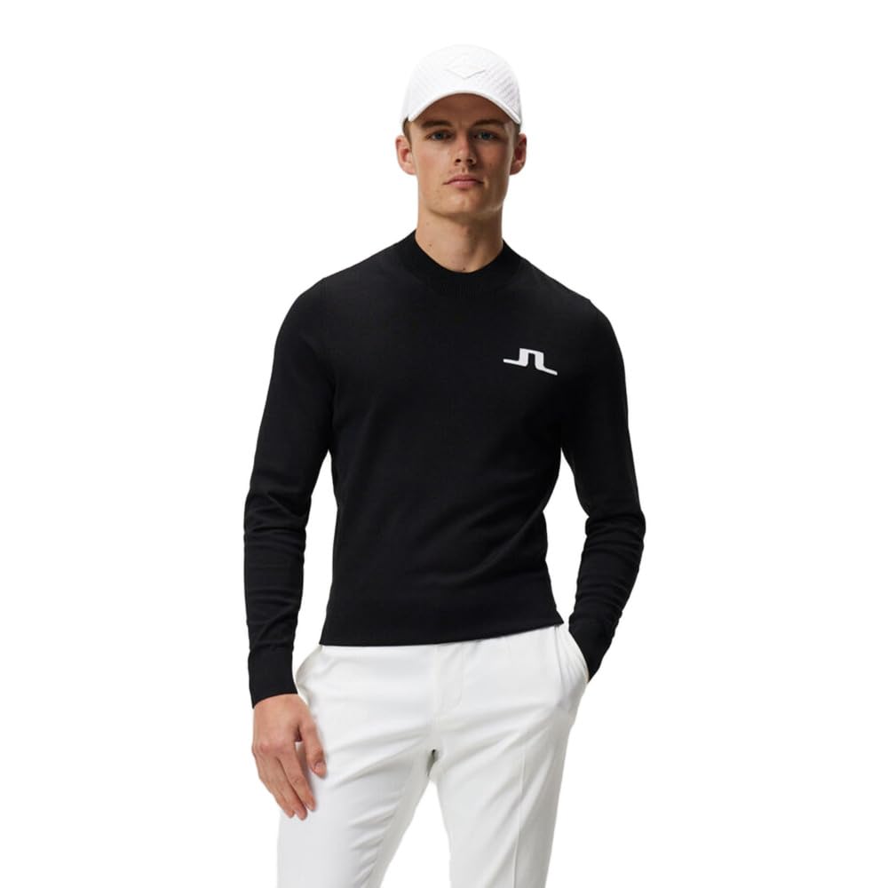 JLINDEBERG（メンズ）長袖 ジャカードブリッジロゴクルーネックセーター Amazon.co.jp: J.LINDEBERG（J.LINDEBERG） ゴルフウェア 長袖