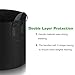 Lyincat 12-Pack 3 Gallon Grow Bags Heavy Duty Thickened Nonwoven Fabric Pots with Durable Handles