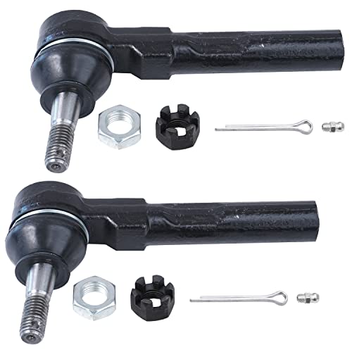 Detroit Axle - Front Outer Tie Rod Ends For Chevrolet Malibu Pontiac G6 Saturn Aura - 2Pc Set #TOP8