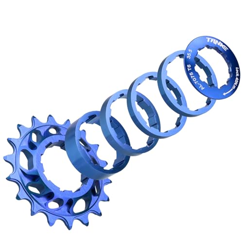 Kit conversion vitesse unique 15T 16T 18T bague entretoise cassette BMX