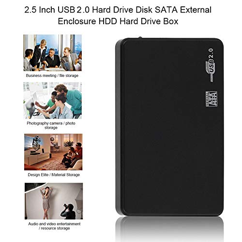 Caja externa USB 2.0 para disco duro 2.5 pulgadas miniatura 5