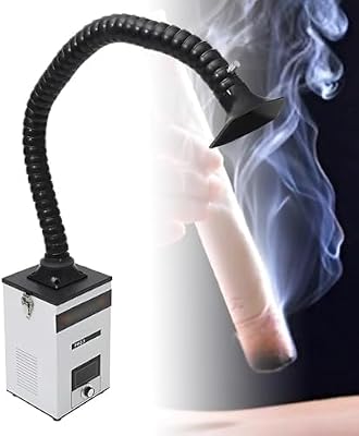 Piefeak Portable Solder Fume Extractor - Efficient Smoke Absorber for Soldering & Welding, Powerful Exhaust Fan for Removing Toxic Fumes and Protecting Your Health.